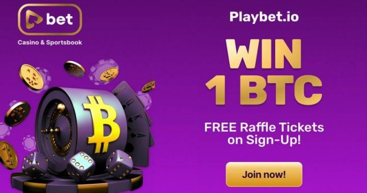 Playbet.io Announces “Win 1 BTC” Raffle: A Chance to Win Big