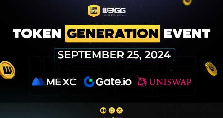 W3GG Token to Be Listed on Gate.io, MEXC, and Uniswap, Leading the Future of Web3 Gaming