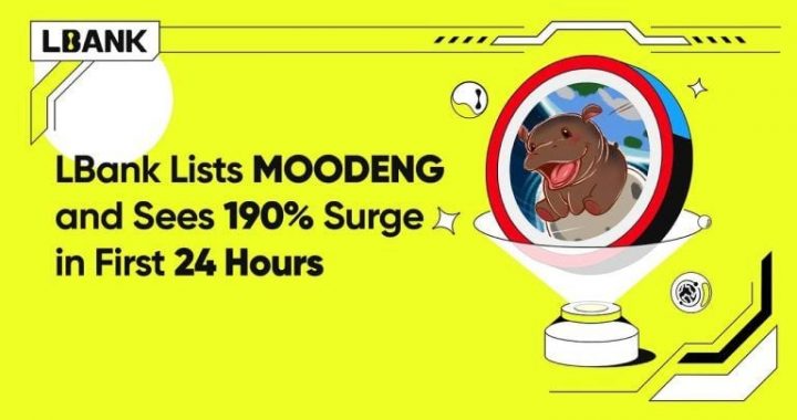 LBank Announces Global Listing of Moo Deng Meme Coin, Surges 190% in First 24 Hours