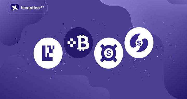 InceptionLRT Unveils 4 new LRTs for EIGEN, tBTC, sFRAX, and slisBNB