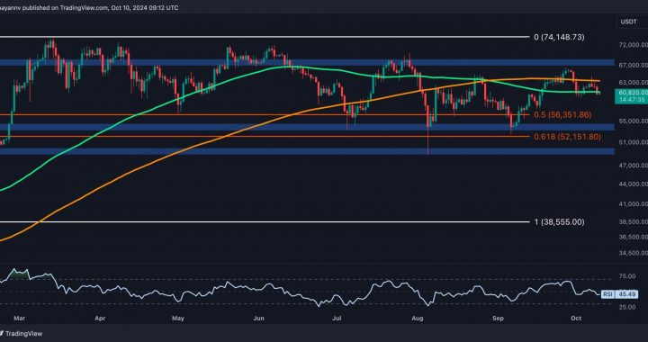 Bitcoin Price Analysis: BTC Falls Below $61,000, Here’s the Next Target