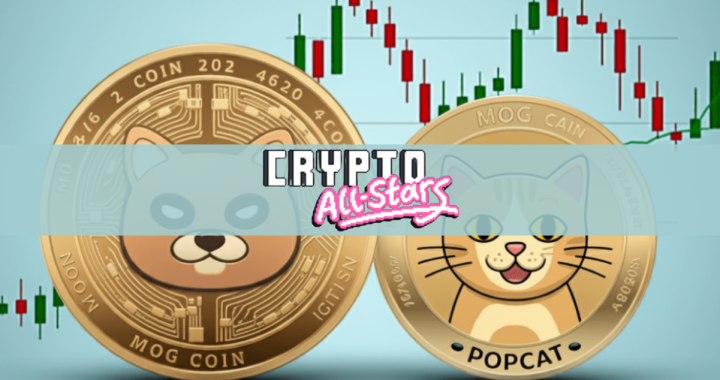 Mog Coin and Popcat Surge Over 10% as Crypto All-Stars Pumps Past $2M in ICO