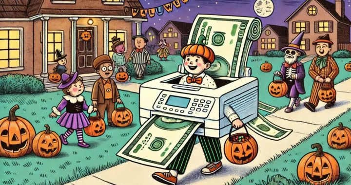 Forget Vampires and Werewolves—The Scariest Costume This Halloween Is a Money Printer