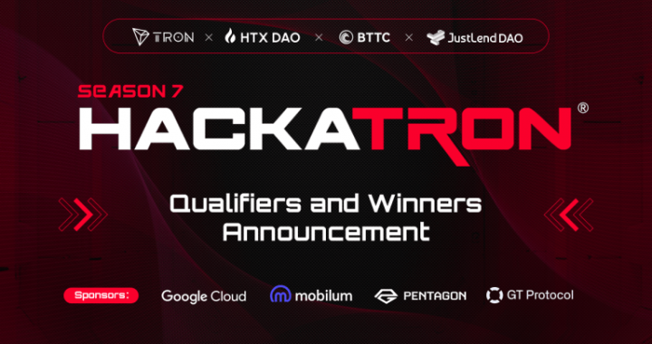 TRON DAO unveils HackaTRON Season 7 qualifiers and winners, backed by Google Cloud as Diamond Sponsor