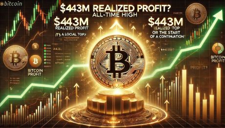 Bitcoin Realized Profit Hits ATH At $443 Million – Local Top Or Continuation?