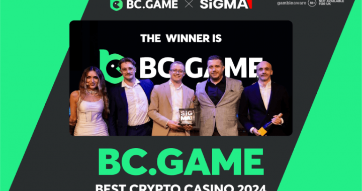 BC.GAME Celebrates Third Consecutive Win at the SiGMA Global Gaming Awards With 2024 Best Crypto Casino Title
