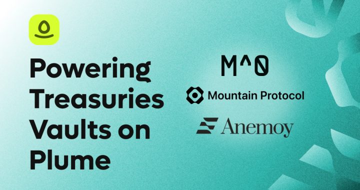M^0, Mountain, Anemoy to Power Treasuries Vaults on Plume, via Nest Staking Protocol