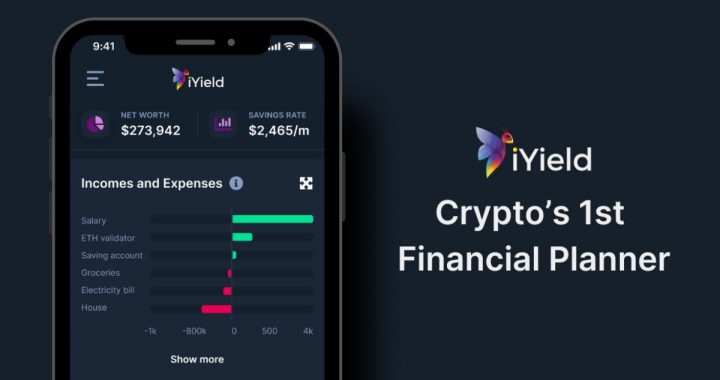 iYield Launches Crypto’s 1st Financial Planning Tool