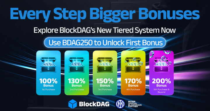 150% Bonus Marks BlockDAG’s New Tiered Bonus Chain! XRP News Drives Price Surge, ETH Targets Near Key Levels