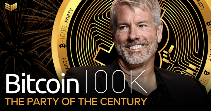 WATCH: Michael Saylor’s Bitcoin $100K Party