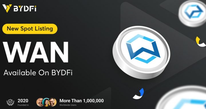 BYDFi lists $WAN – The Original Blockchain Interoperability Solution with Market Cap Reaching $59.2 Million