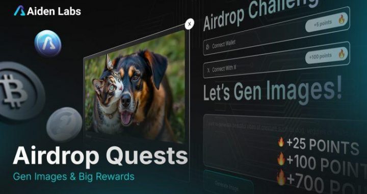 Aiden Labs Airdrop Season 1 – Where Rewards and Creativity Collide With Gen Images