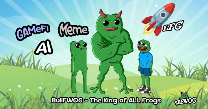 BullFWOG ($BFWOG) Unleash The Future: New AI & Gaming Meme Coin Presale Just Launched