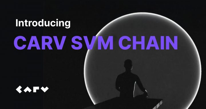 CARV Announces the Launch of CARV SVM Chain Testnet: Empowering AI Agents, Redefining Data Sovereignty