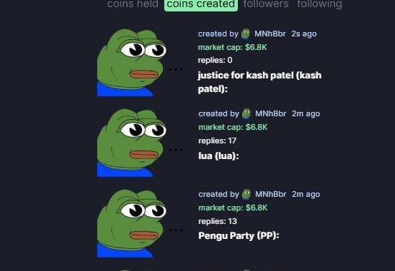 Pump.fun Meme Coin Factory: Trader Made $840K by Launching 17,000 Tokens in 3 Months