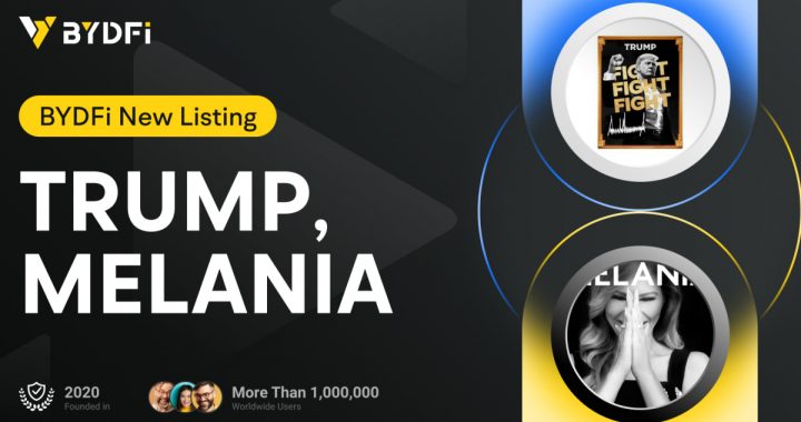$TRUMP and $MELANIA Perpetual Contracts Now Live on BYDFi