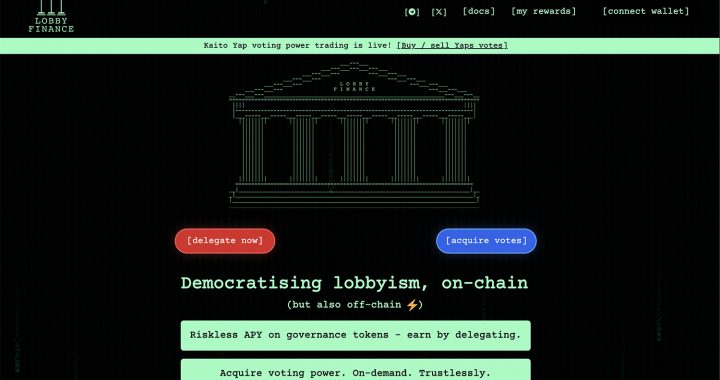 Lobby Finance Is Now The Largest Arbitrum DAO Delegate: The Silent Rise Of Crypto Lobbying