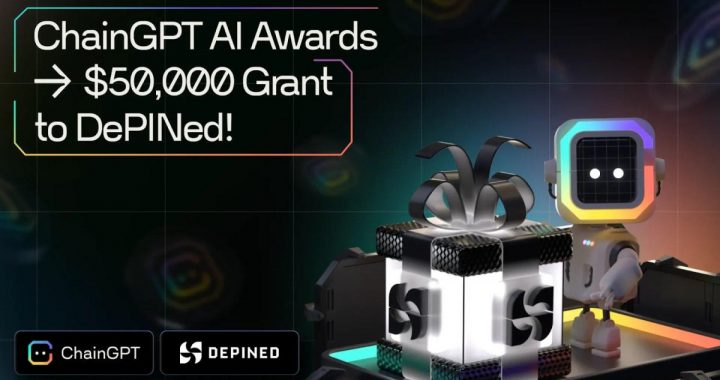 ChainGPT Awards $50,000 Grant to DePINed to Power AI Agents with ChainGPT’s LLMs