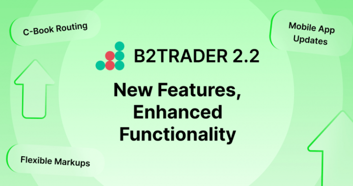 B2BROKER’s B2TRADER Gets a Major Update with C-Book Routing, Flexible Markups, and Mobile Trading