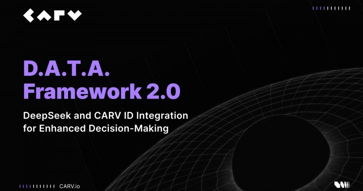 CARV’s D.A.T.A. Framework 2.0: DeepSeek and CARV ID Integration for Enhanced Decision-Making