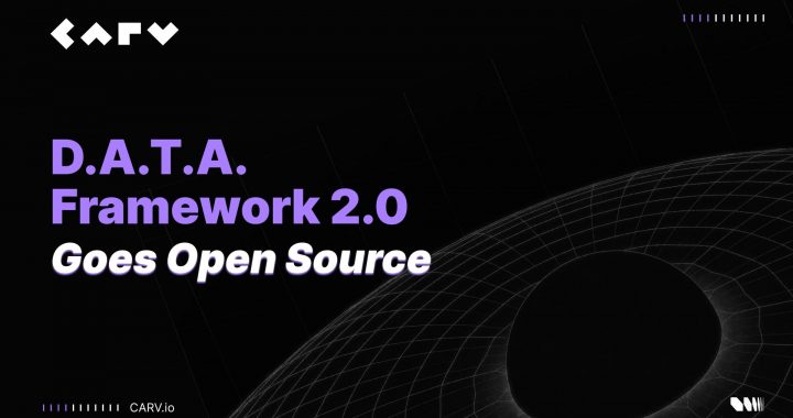 CARV’s D.A.T.A. Framework Goes Open Source – Empowering AI Agents with Economic Self Awareness