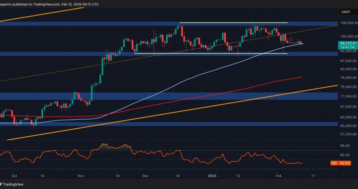 Bitcoin Price Analysis: Key Obstacle Standing in BTC’s Way to $100K