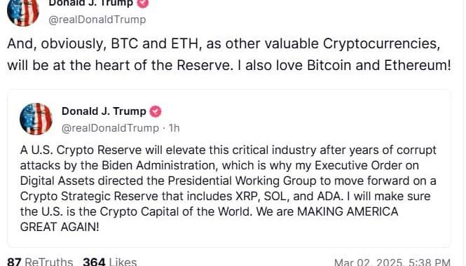 We’re So Back! Why is Crypto Going Up? ADA Crypto Reserve! And Best Crypto Presale In March