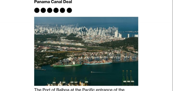 Blackrock Now Owns The Panama Canal, Should You Worry?