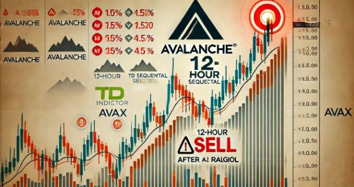 Avalanche 12-Hour TD Sequential Flashes Sell Signal After Nailing 50% Rally – Details
