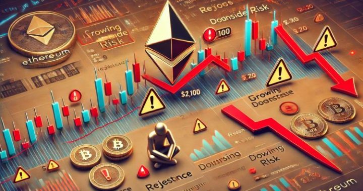 Ethereum Fails To Break $2,100 Resistance – Growing Downside Risk?