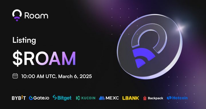 Eight Major Exchanges will Launch Roam with total 6 Million ROAM Rewards