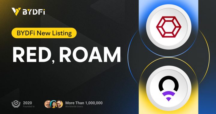 ROAM/USDT and RED/USDT Trading Pairs Officially Launched on BYDFi