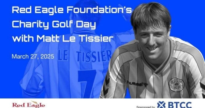 BTCC Exchange Named Headline Sponsor of Red Eagle Foundation’s Charity Golf Day Featuring Matt Le Tissier