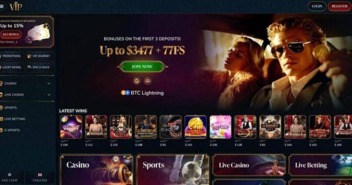 Crypto Just Got Classy: Vipcasino Launches with BTC Lightning, Instant Rakeback and More