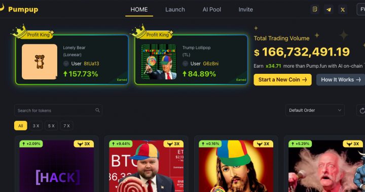Pumpup.ai Emerges as Second Leading Meme Token Launchpad on Solana