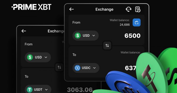 PrimeXBT Launches Instant Crypto-to-USD Exchange
