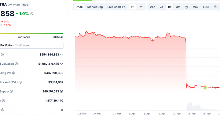 Mantra Team Initiates 300 Million OM Crypto Token Burn: Too Little Too Late?