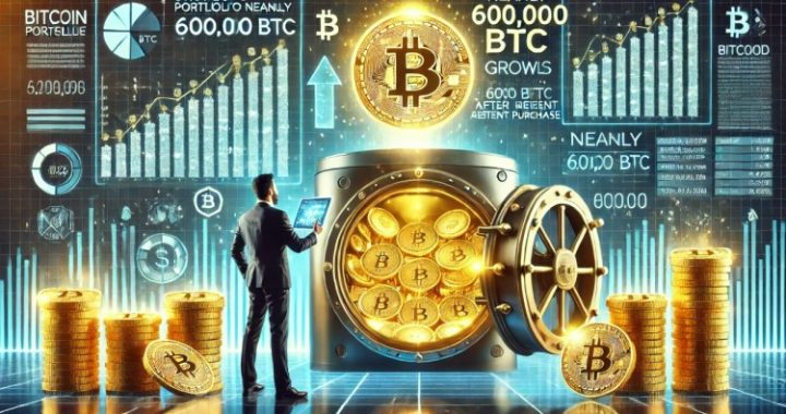 Strategy’s Bitcoin Portfolio Grows To Nearly 600,000 BTC After Recent Purchase