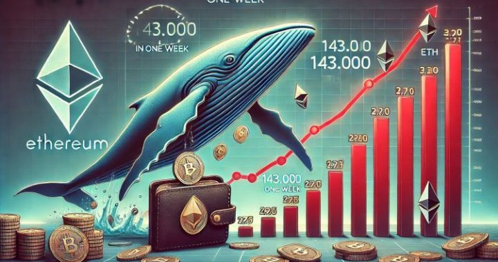 Ethereum Whales Offload 143,000 ETH In One Week – More Selling Ahead?