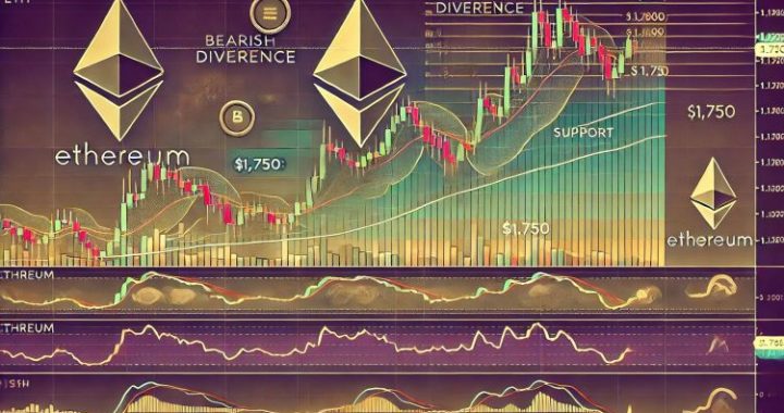 Ethereum Shows 4H Bearish Divergence – Can Bulls Hold $1,750?