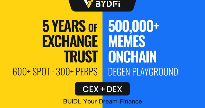 BYDFi Officially Launches On-Chain Trading Tool MoonX, Ushering in the Era of CEX + DEX Dual Engines