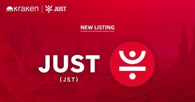 JUST (JST) available on Kraken with $90,000 Reef Program airdrop