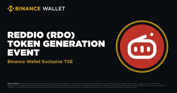 Reddio’s Exclusive Token Generation Event (TGE) and Alpha Trading on Binance Wallet – May 29, 2025