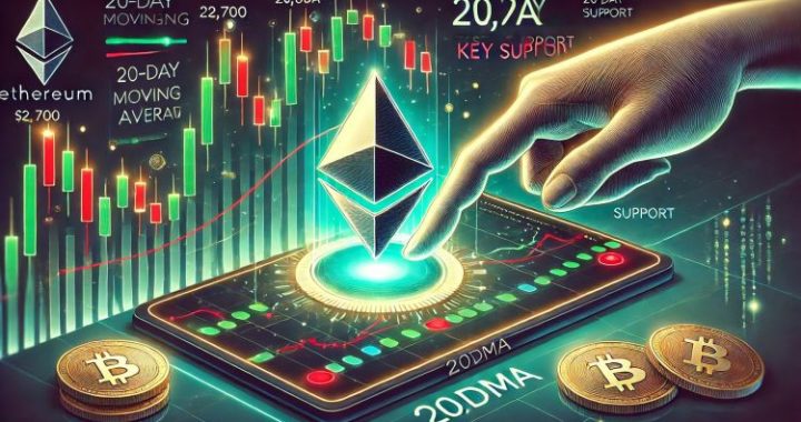 Ethereum Pulls Back To 20DMA After $2,700 Rejection: Testing Strength At Key Support
