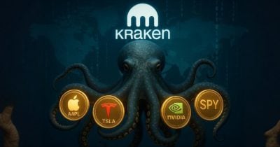 Kraken to offer tokenized shares of Apple, Tesla, and Nvidia for non-US customers