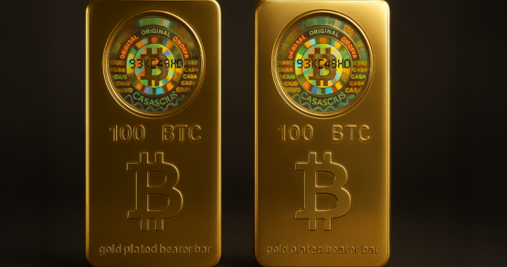 Casascius Treasure Unsealed: Two 100 BTC Bars Redeemed Amid Price Drop in April 