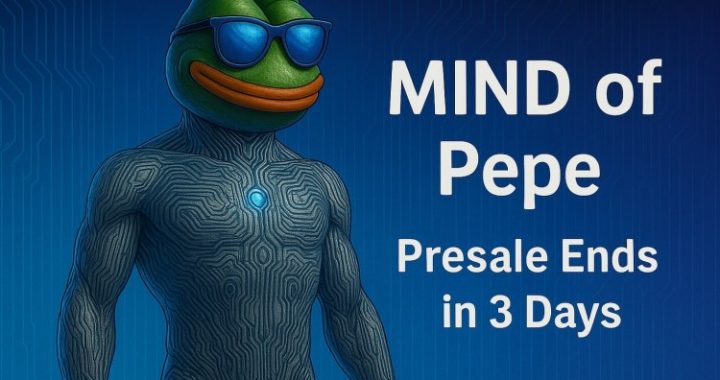 MIND of Pepe Presale 3 Days Away from Ending – Last Chance to Buy the Best AI Agent Coin