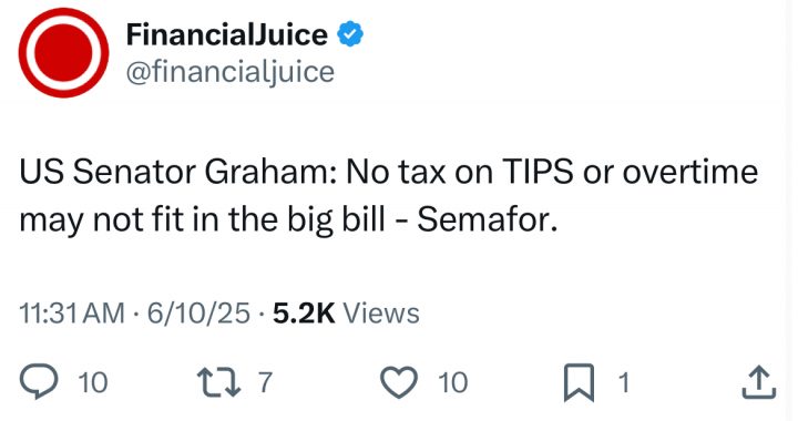 No Tax On Overtime or Tips Rejected By Senate. Thanks For Playing