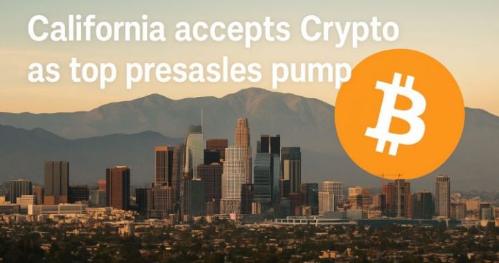 California State to Accept Crypto,  Top Presales to Pump?