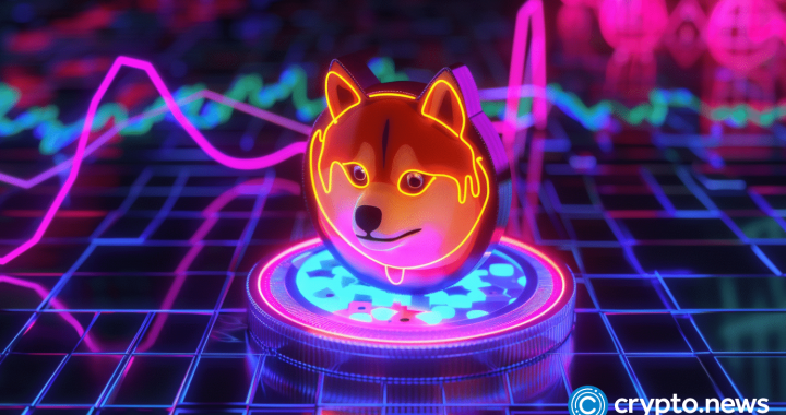 Dogecoin price nears breaking point as price action tightens within a bearish pattern